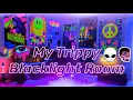 MY TRIPPY BLACKLIGHT ROOM TOUR SETUP