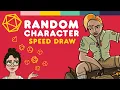 Designing a D D character using randomly generated traits