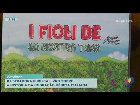 Ilustradora de Concórdia publica livro sobre a história da imigração Vêneta Italiana