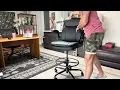 Misolant Tall Office Chair Drafting Chair for Standing Desk Executive Chair with Adjustable Height