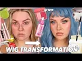 Download Lagu CAN I PULL OFF THIS BLUE WIG? grwm 🩵