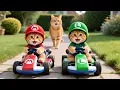 Download Lagu Mama Cat Trims Fur on the Farm and Makes Tiger Hat For Kittens At Home🐾🎩🐯