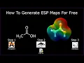 How To Generate Electrostatic Potential Maps For Free Using Avogadro Orca Python and Chimera