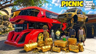 Franklin and Shinchan Plane A Road Trip With Luxury BUS From Los Santos To North Yankton IN GTA 5