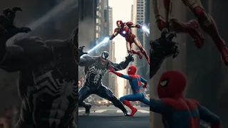 Venom VS Spider Man And Ironman Short Fact Trendingshort 