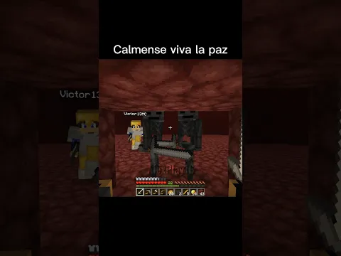 Calmense viva la paz #minecraft #minecraftmemes