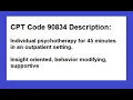 CPT Code 90834 Billing Guide by TheraThink