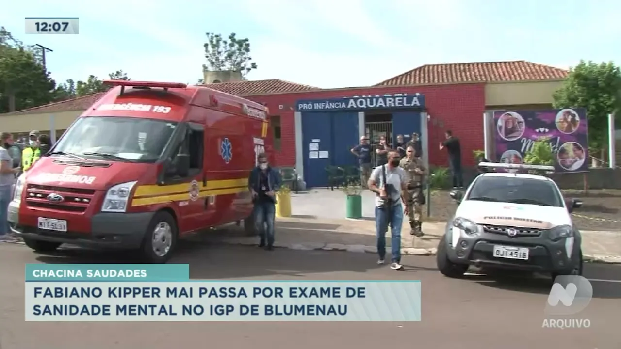 Chacina em Saudades: Fabiano Kipper Mai passa por exame de sanidade mental no IGP de Blumenau