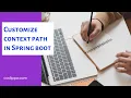 Add or change context path in spring boot application in 4 ways using properties and programatically