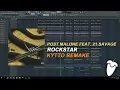 Post Malone Feat 21 Savage - Rockstar FL Studio Remake FREE FLP