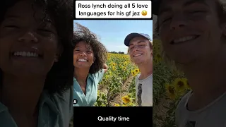 Ross lynch doing all 5 love languages for his girlfriend Jaz Sinclair