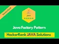 HackerRank Java Factory Pattern problem solution in Java Java Solutions Programmingoneonone