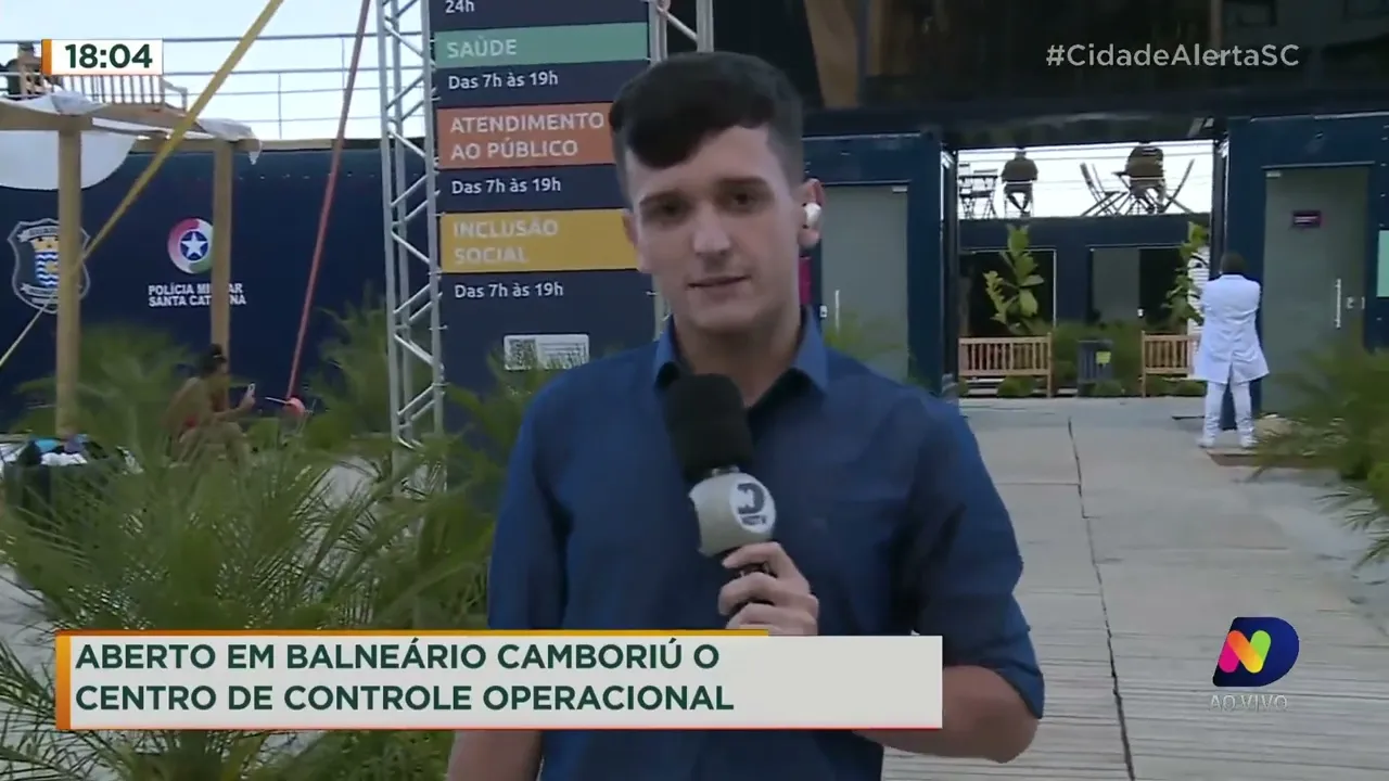 Balneário Camboriú: está aberto o Centro de Controle Operacional