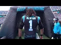 Cam Newton Entrance - Superman returns to the Bank of America Stadium