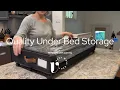 Review Best Jumbo Size Rolling Underbed Storage