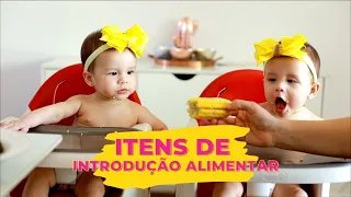 COMPRINHAS PARA INTRODUÇÃO ALIMENTAR DAS GÊMEAS