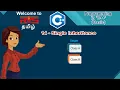 14 Single Inheritance Programming in C Basic RVS Tech Tamil