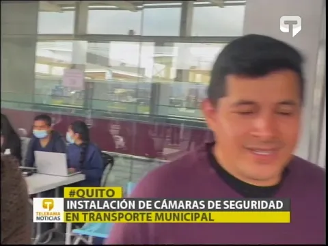 Instalación de cámaras de seguridad en transporte municipal