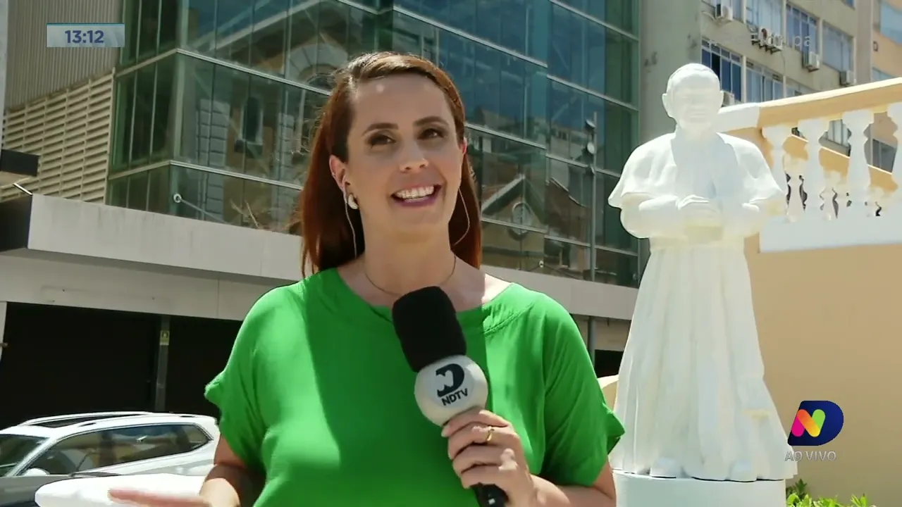 Monumento em homenagem a visita do Papa em Florianópolis é inaugurada nesta quarta-feira