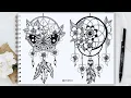 2 Beautiful Dream Catchers How To Draw A Dream Catcher