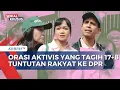 Download Lagu Begini Orasi Abigail Limuria - Fathia Izzati yang Serahkan 17+8 Tuntutan Rakyat ke DPR