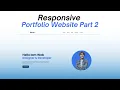 Portfolio Website with HTML CSS JavaScript Part 2