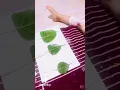 Concept of Small Big for toddlers Using Leaves