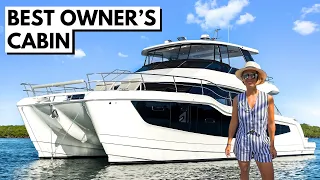 BLEW US AWAY 🤯 Touring New Aquila 50 Power Catamaran Liveaboard Yacht Walkthrough