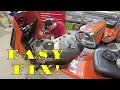 Husqvarna Mower Wont Start How to Fix a hard starting Husqvarna YTH22V26 Riding Mower