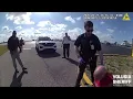 Body camera shows Florida man s arrest in Daytona Beach airport runway case