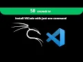 Install VSCode with just one command on Linux
