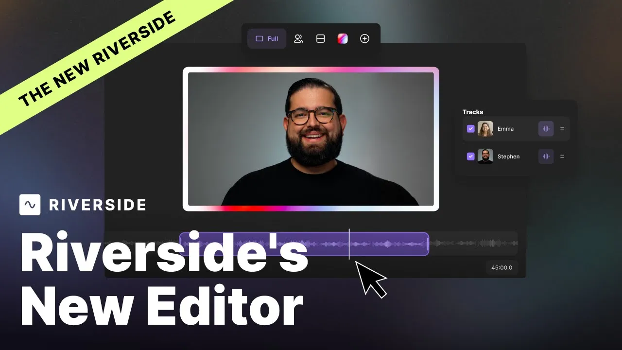 New Riverside Editor: Effortless Transcription-Based Editing