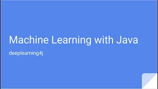 Machine Learning with Java Intro Example