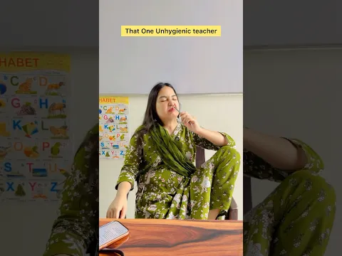That one Unhygienic Teacher 😂 #shorts #viral #explorepage #relatable #fizakhanspn