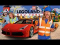 Handyman Hal Explores LEGOLAND New York LEGO Fire Trucks Rides Peppa Pig Adventure