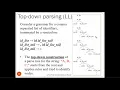 CSE307 Principles of Programming Languages course Syntax part 2