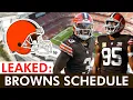LEAKED 2025 Cleveland Browns Schedule Opponents Instant Analysis NFL Schedule Release