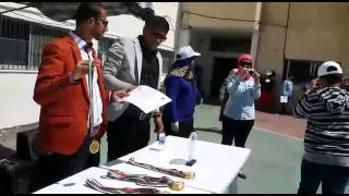 تتويج لاعبين اسباير الاردن الكابتن عبدالله الفيومي 