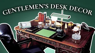 Classic Men s Desktop Interior Design Working from Home in Style