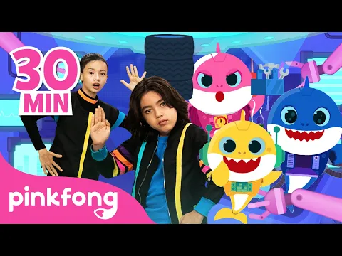 Download MP3 Robot Dance with Kids & Baby Shark | Dance for Kids Compilation | Pinkfong Songs