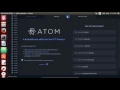 Setting up Atom in Linux to run python