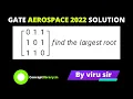 GATE AEROSPACE 2022 solution engineering mathematics matrix problem