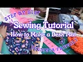 DIY Desk Mat for Beginners Easy Step-by-Step Sewing Tutorial Darvanalee Deisgns Studio