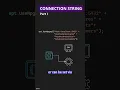 PostgreSQL connection string Part1