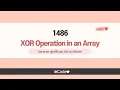 leetcode - 1486 XOR Operation in an Array JavaScript Solution