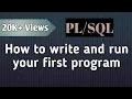 How to execute commands in Windows How to execute a pl sql program in SQL Plus