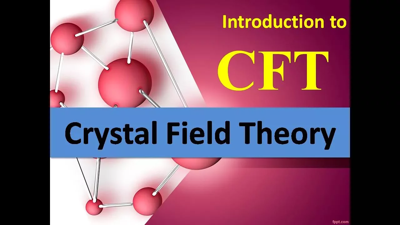 Introduction to Crystal Field Theory (CFT) | Lecture |