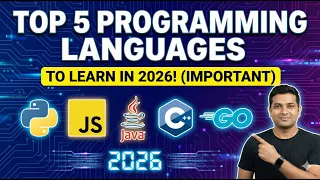 Top 5 Programming Languages to learn in 2026 Important