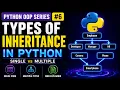 Types of Inheritance Explained Python OOP Series