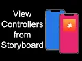 View Controllers From Storyboards Swift 5 Xcode 11 - 2020 iOS Development